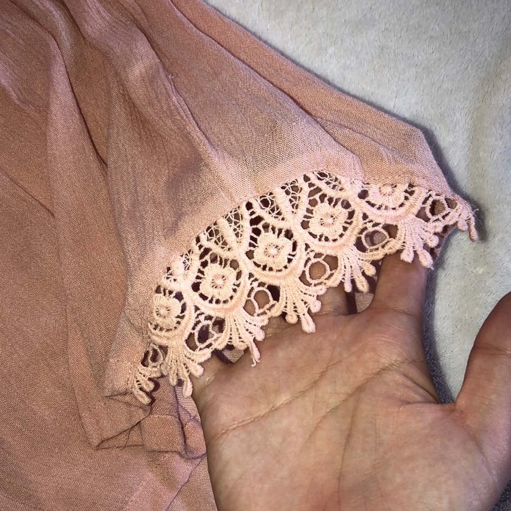 Cotton On Pink Off the Shoulder Romper - Picture 3 of 6